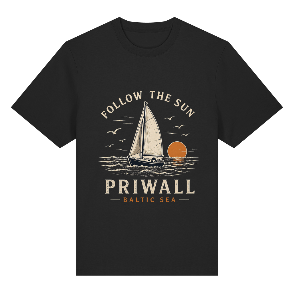 Priwall – Follow the Sun – Dark Edition – Bio-Heavy T-Shirt