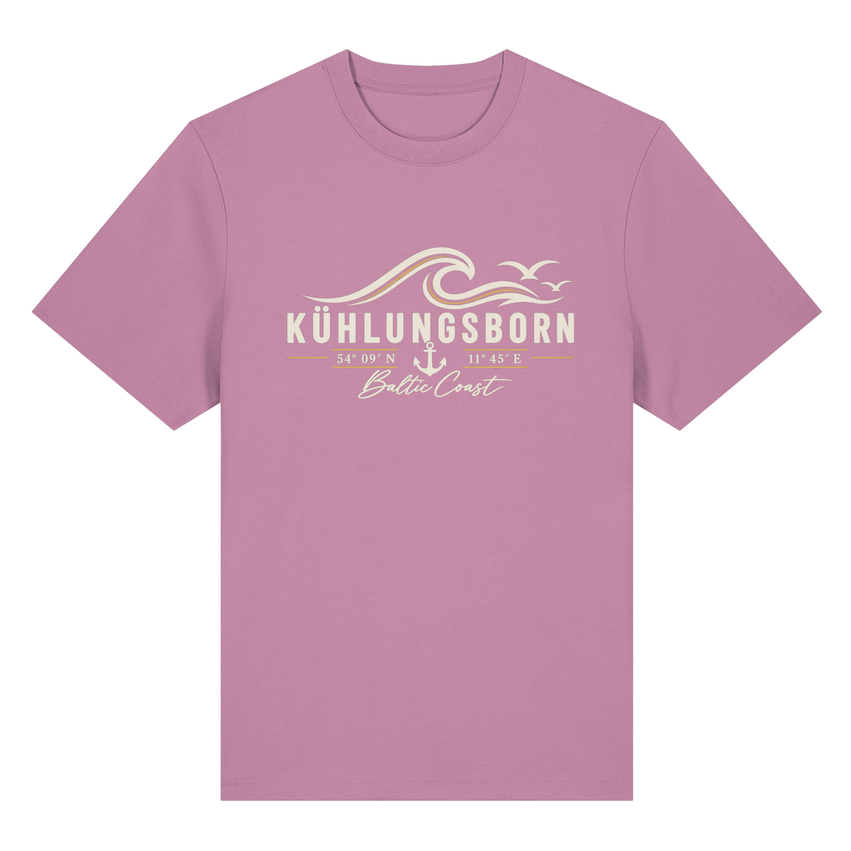 Kühlungsborn – Baltic Coast - Dark Edition - Heavy Shirt 100% Bio Baumwolle