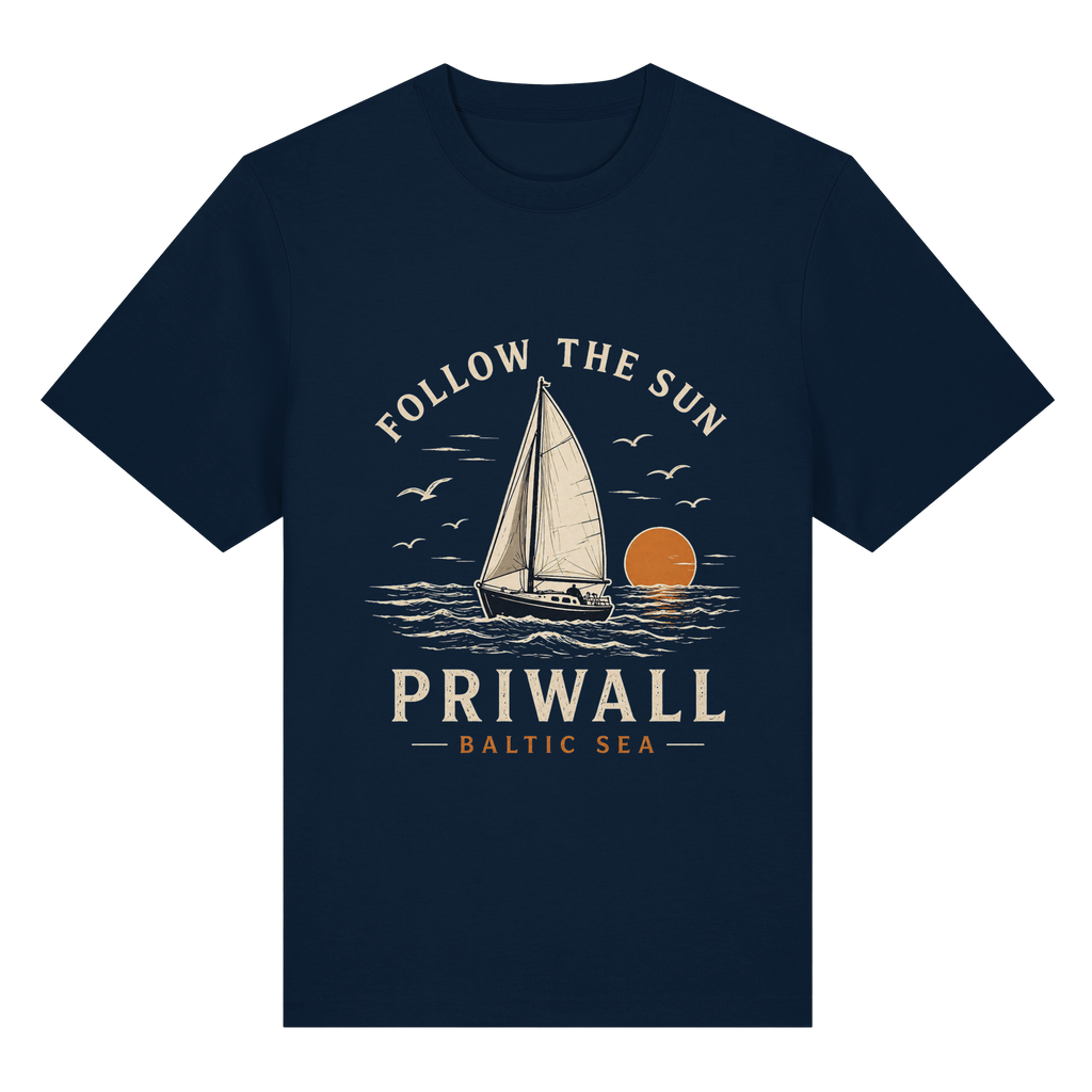 Priwall – Follow the Sun – Dark Edition – Bio-Heavy T-Shirt