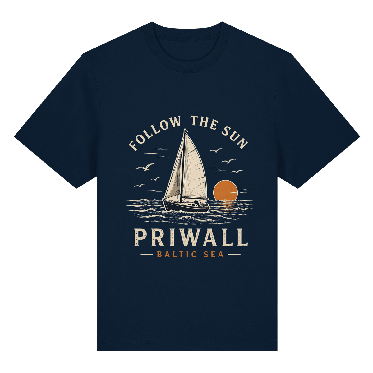 Priwall – Follow the Sun – Dark Edition – Bio-Heavy T-Shirt