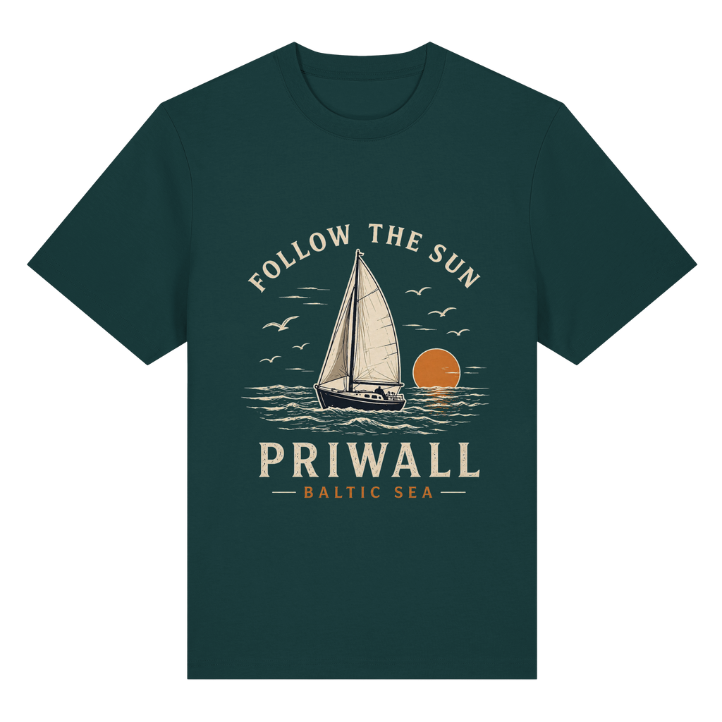 Priwall – Follow the Sun – Dark Edition – Bio-Heavy T-Shirt