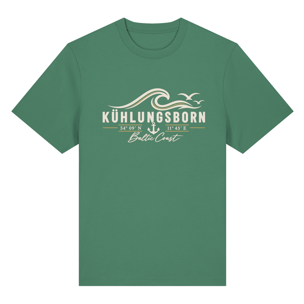 Kühlungsborn – Baltic Coast - Dark Edition - Heavy Shirt 100% Bio Baumwolle