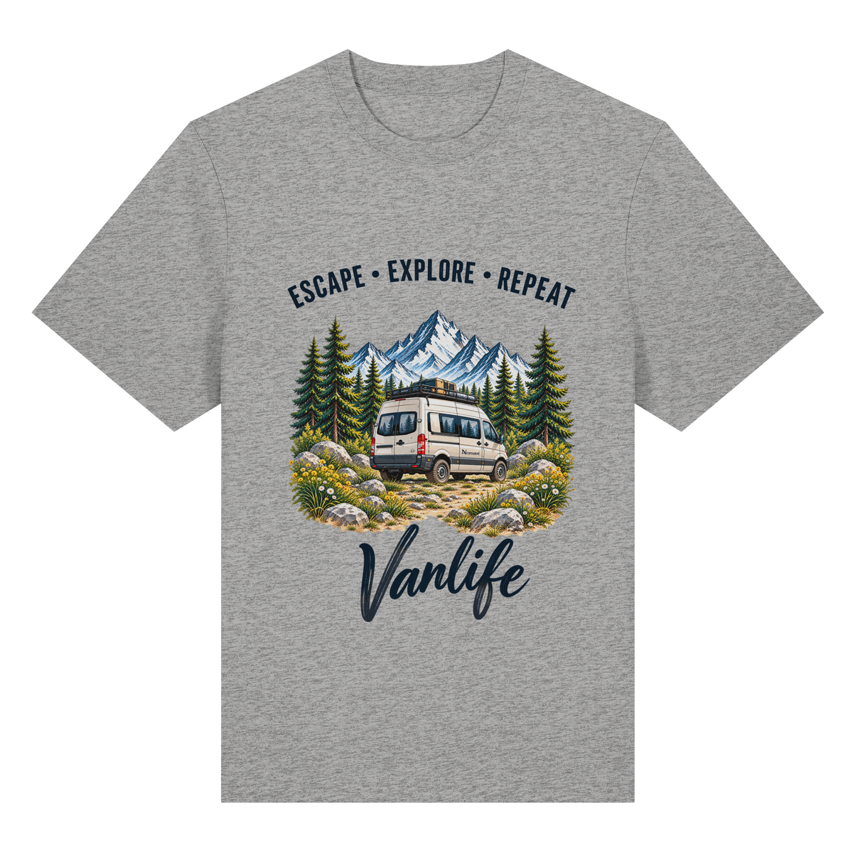 Escape • Explore • Repeat – Vanlife - Bio-Heavy Shirt