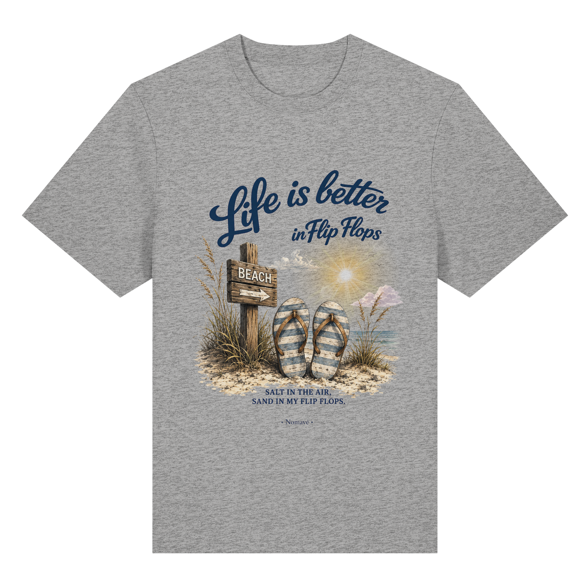 Life-is-better-in-flip-flops - Bio-Heavy Shirt