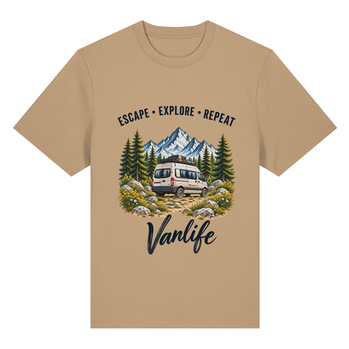 Escape • Explore • Repeat – Vanlife - Bio-Heavy Shirt
