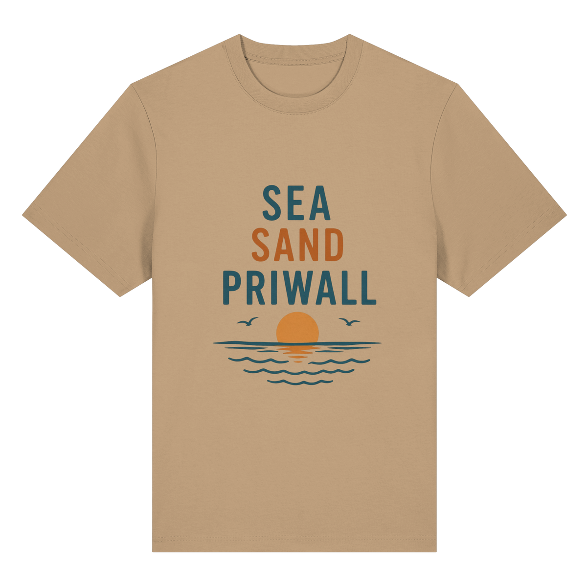 Priwall Vibes – Sea Sand Baltic Coast - Bio-Heavy Shirt