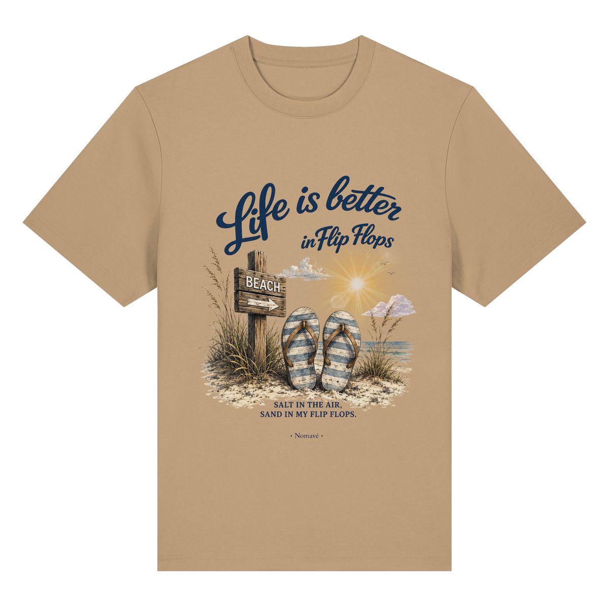 Life-is-better-in-flip-flops - Bio-Heavy Shirt
