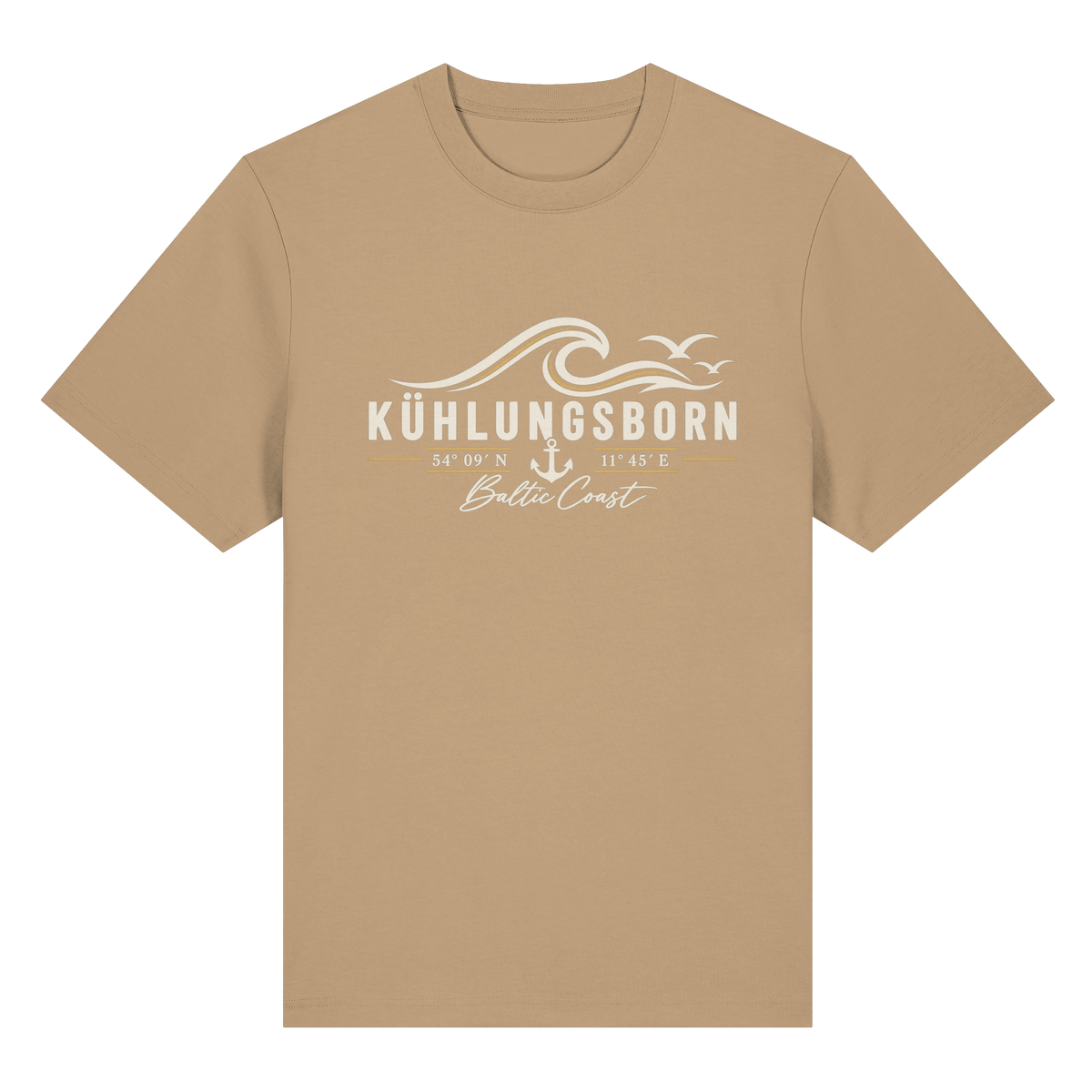 Kühlungsborn – Baltic Coast - Dark Edition - Heavy Shirt 100% Bio Baumwolle