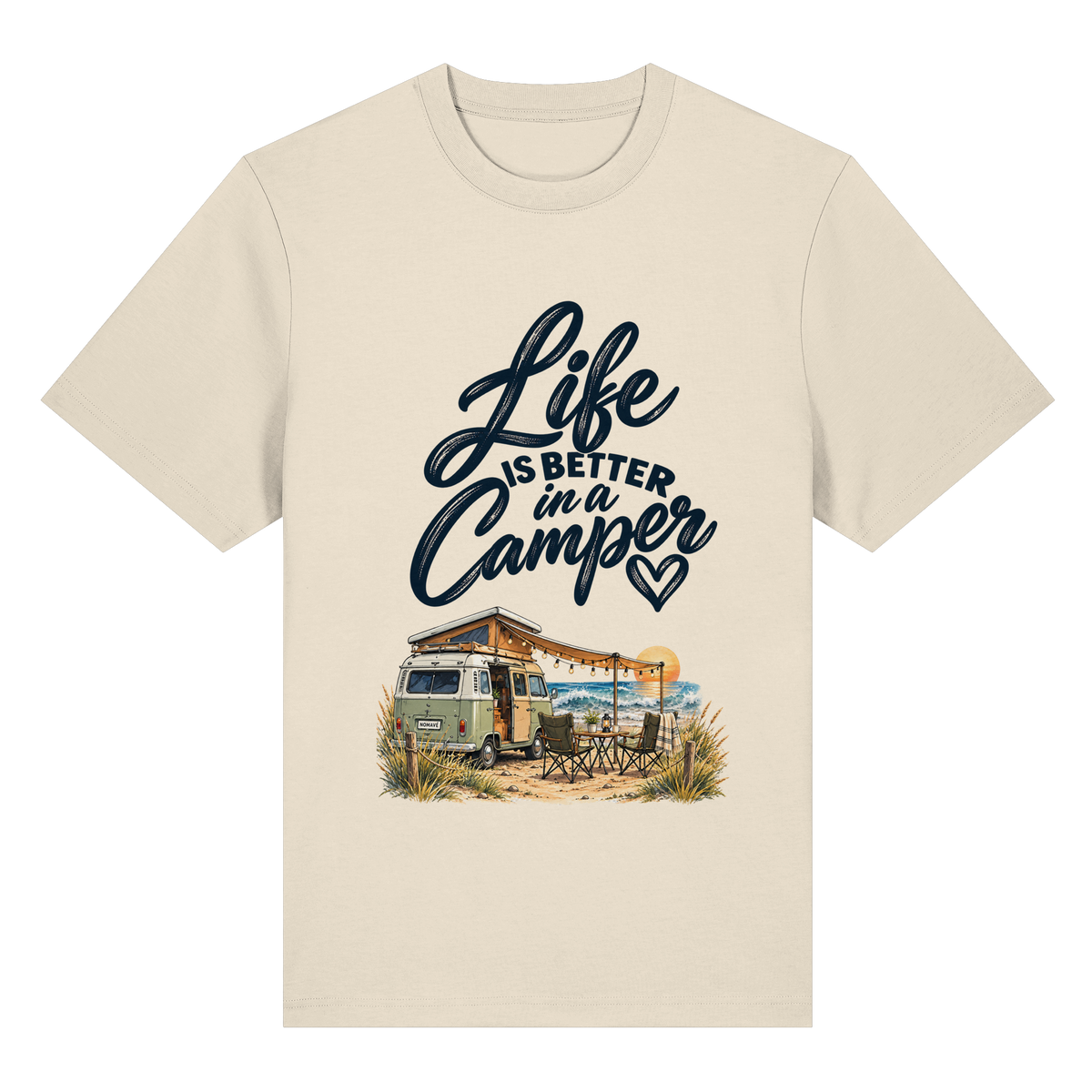 Life is better in a Camper - Organic Heavy Shirt