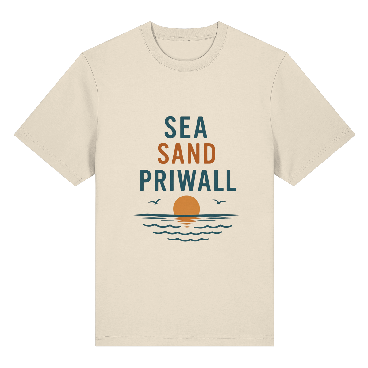 Priwall Vibes – Sea Sand Baltic Coast - Bio-Heavy Shirt
