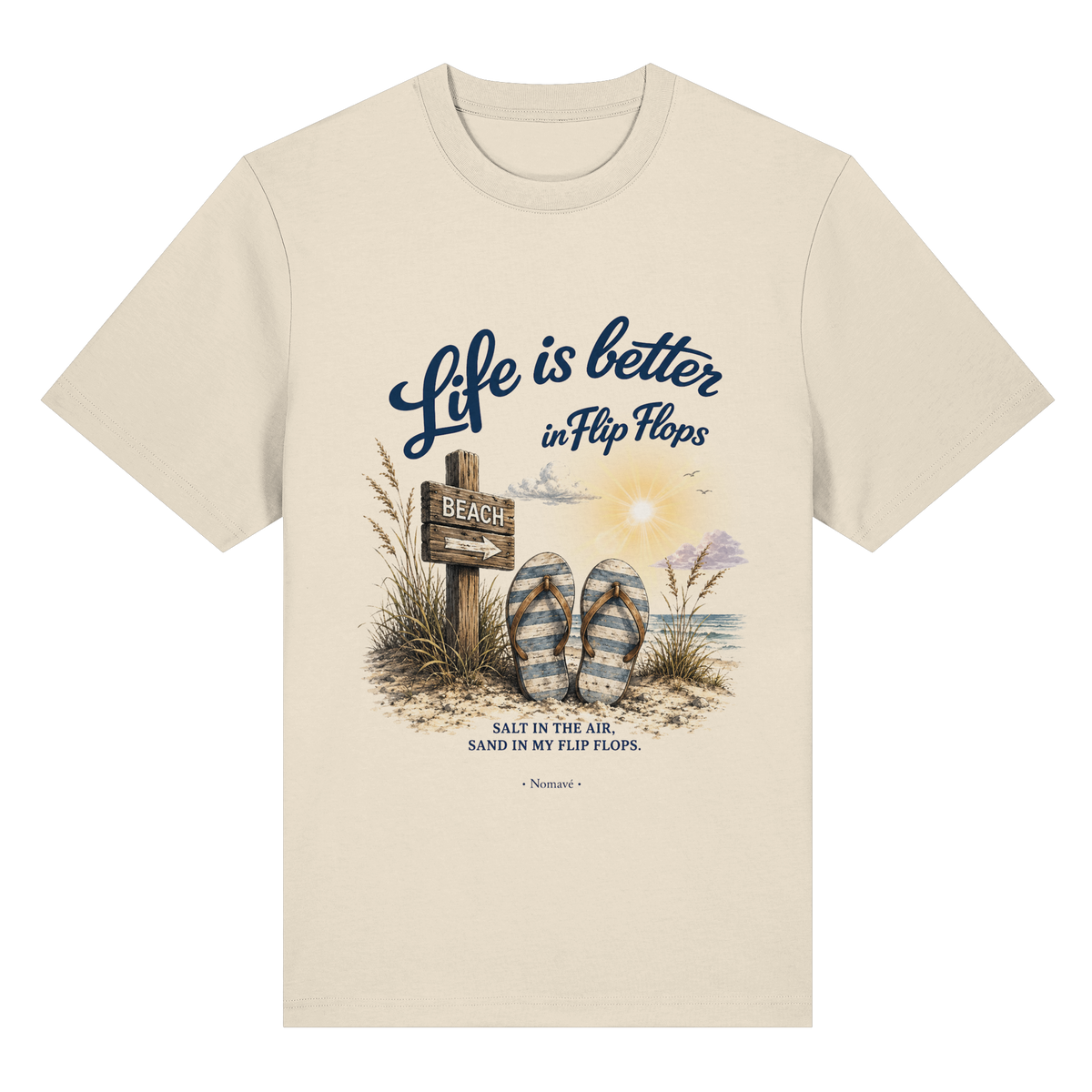 Life-is-better-in-flip-flops - Bio-Heavy Shirt