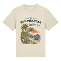Koh Phangan Good Vibes Only – Bio Heavy T-Shirt – Original-Mockup organic heavy shirt natural raw mit Frontprint