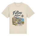 Follow the Road – Vanlife – Bio Heavy T-Shirt – Frontprint