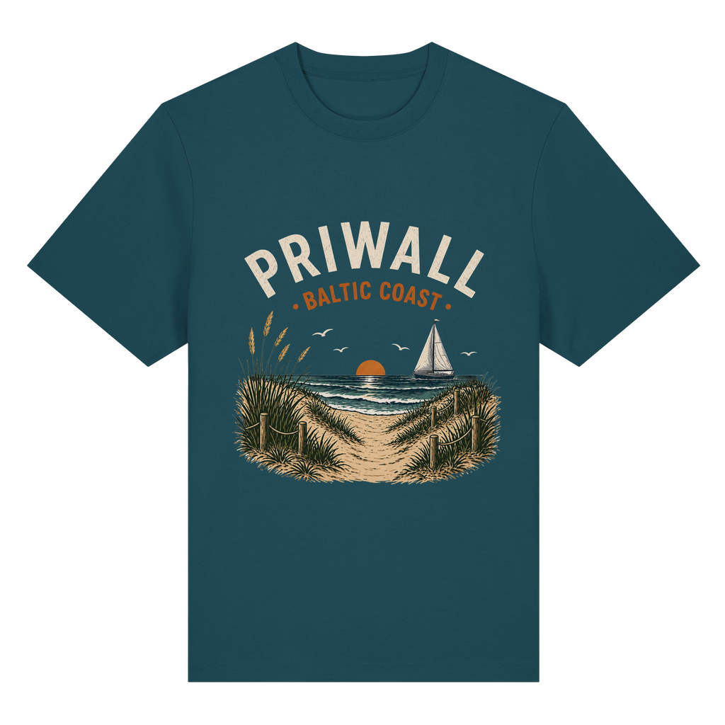 Priwall – Baltic Coast – Dark Edition – Bio-Heavy T-Shirt