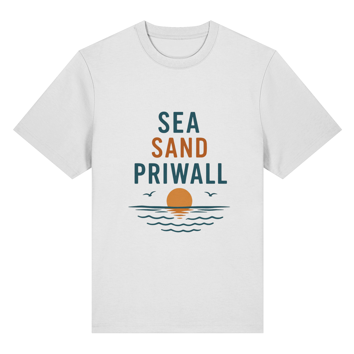 Priwall Vibes – Sea Sand Baltic Coast - Bio-Heavy Shirt