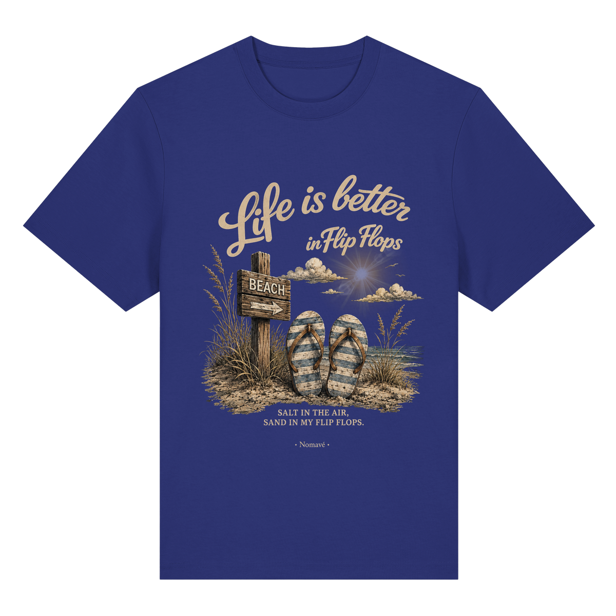 Life-is-better-in-Flip-Flops-Dark-Edition - Bio-Heavy Shirt