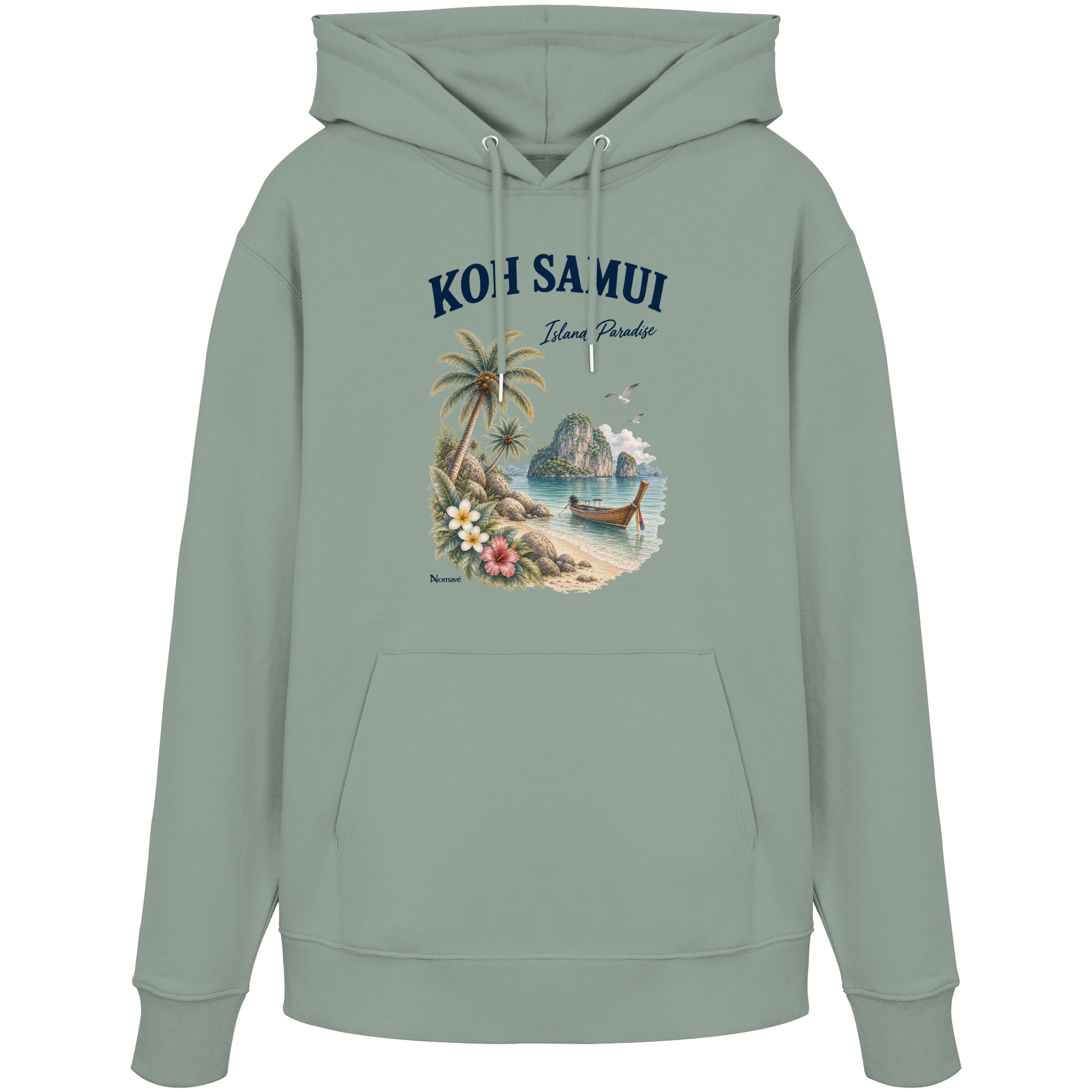 Koh Samui Thailand – Island Paradise – Tropical Vintage - Bio Hoodie Kapuzenpullover