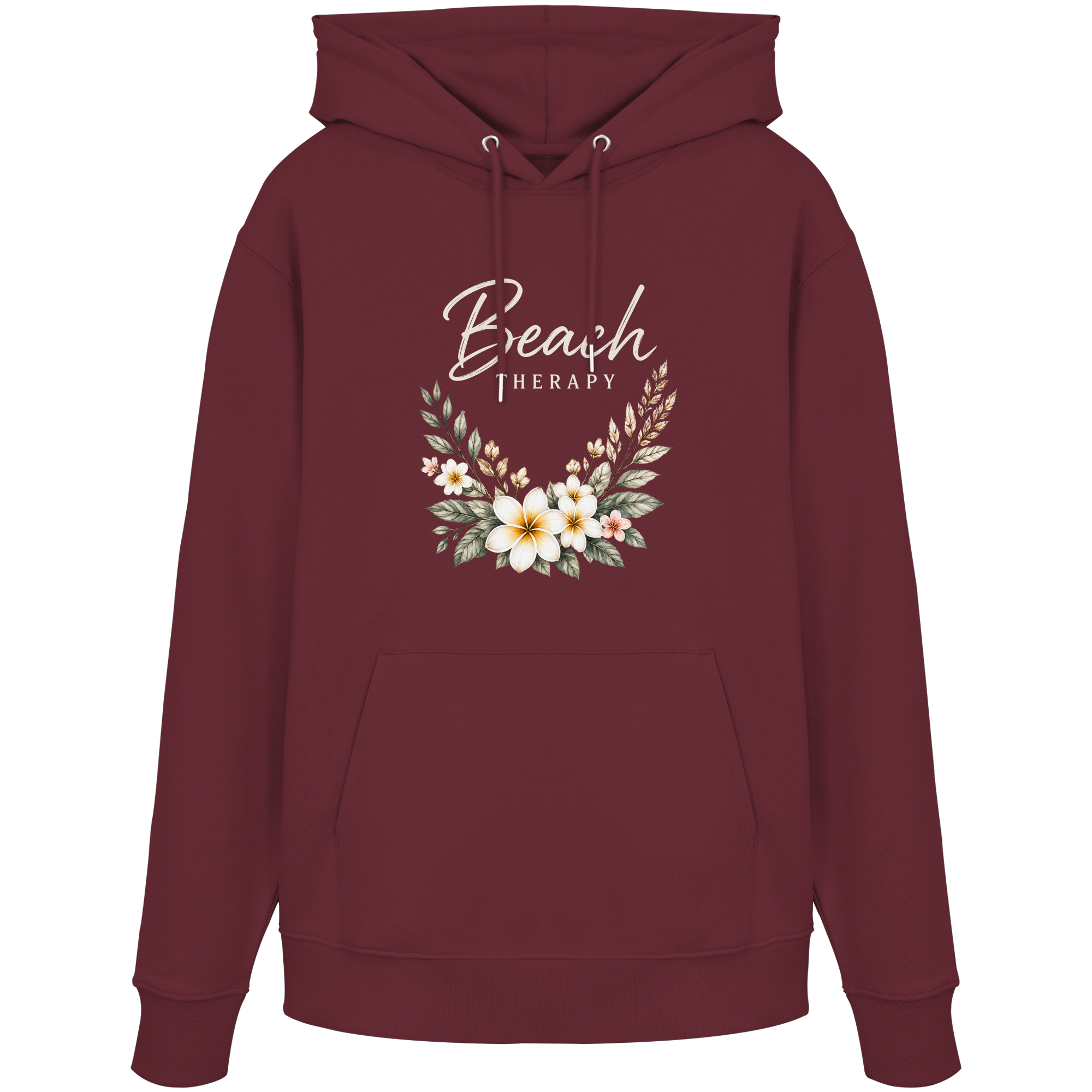Beach Therapy – Floral Collection | Helle Schrift  - Organic Hoodie