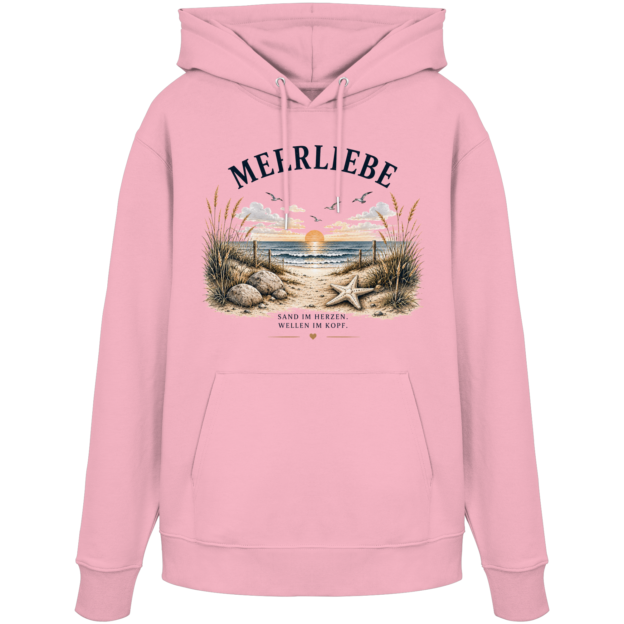 Meerliebe Hoodie – Küstengefühl Sea & Soul – Bio Hoodie Unisex