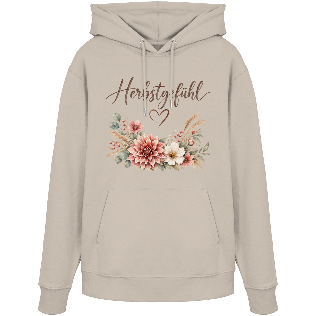 Herbstgefühl – Autumn Bloom - Organic Hoodie