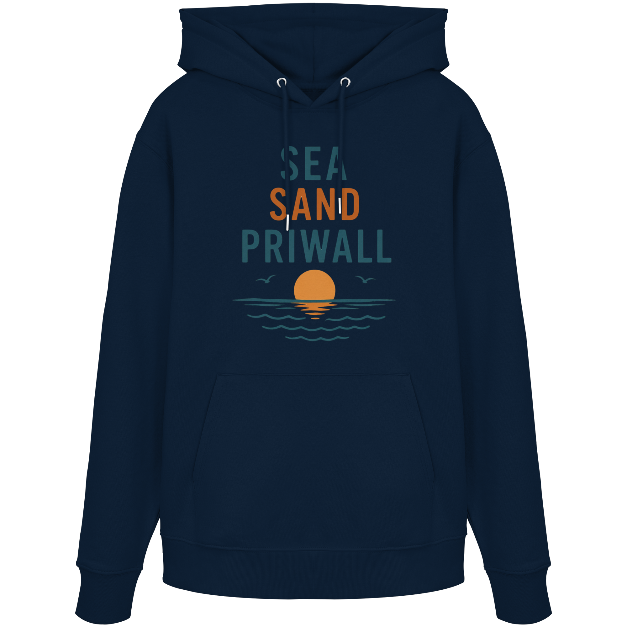 Priwall Vibes Hoodie – Sea Sand Baltic Coast – Ostsee Hoodie Unisex