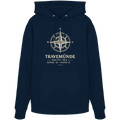 Travemünde Windrose - Dark Edition - Bio Hoodie - Ostsee Kapuzenpullover