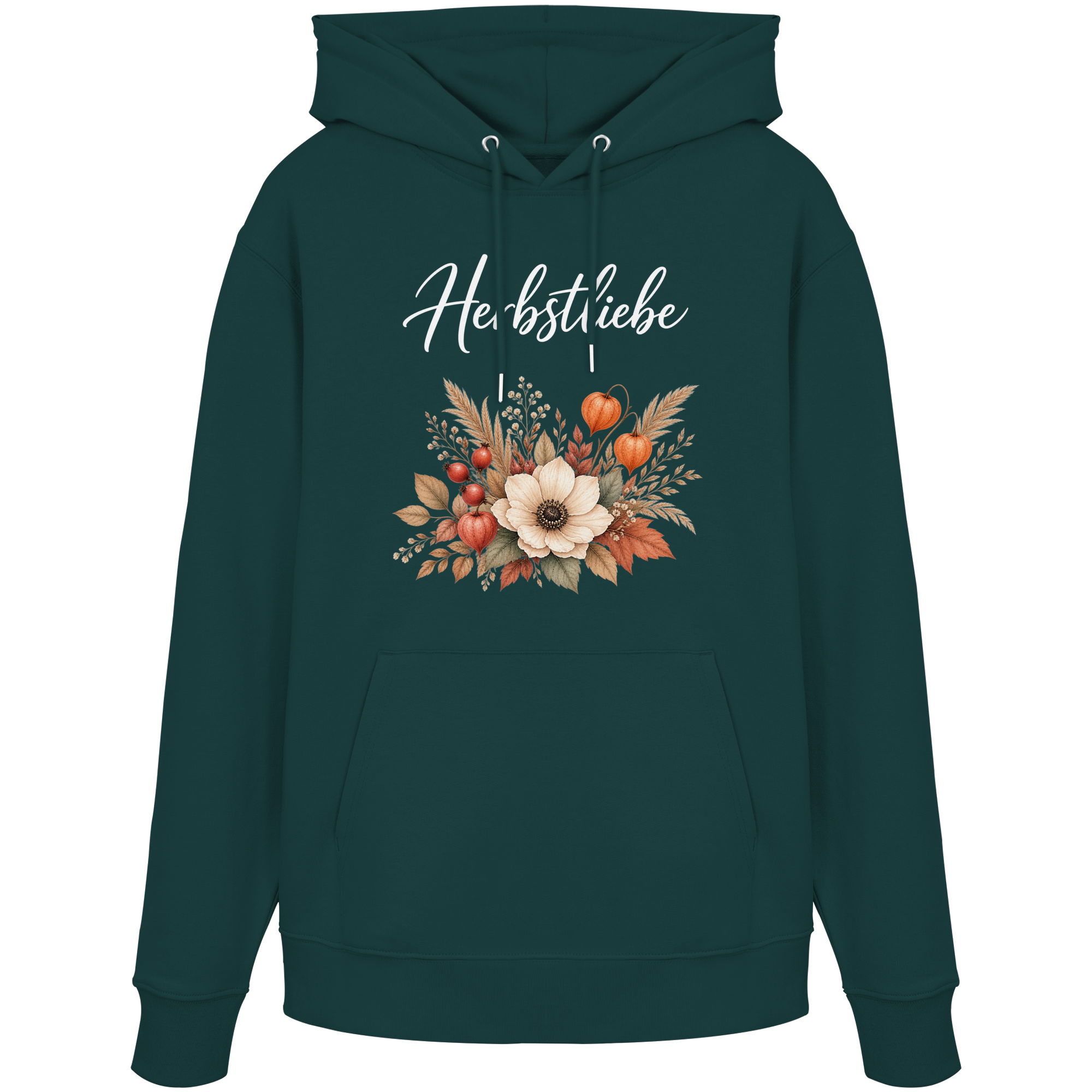 Herbstliebe – Golden Harvest - Dark Edition - - Organic Hoodie