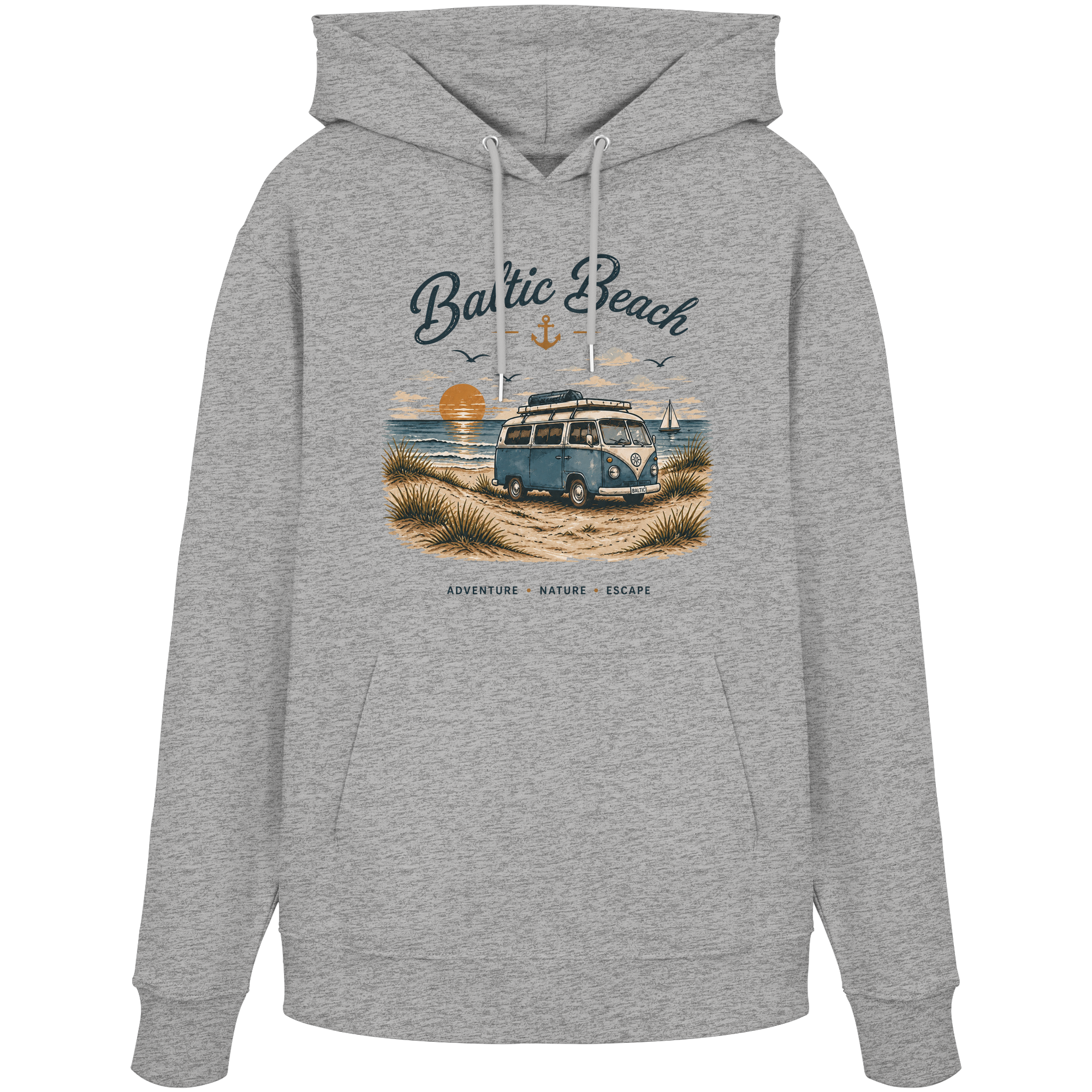 Baltic Beach Organic Hoodie – Maritime Ostsee Vibes