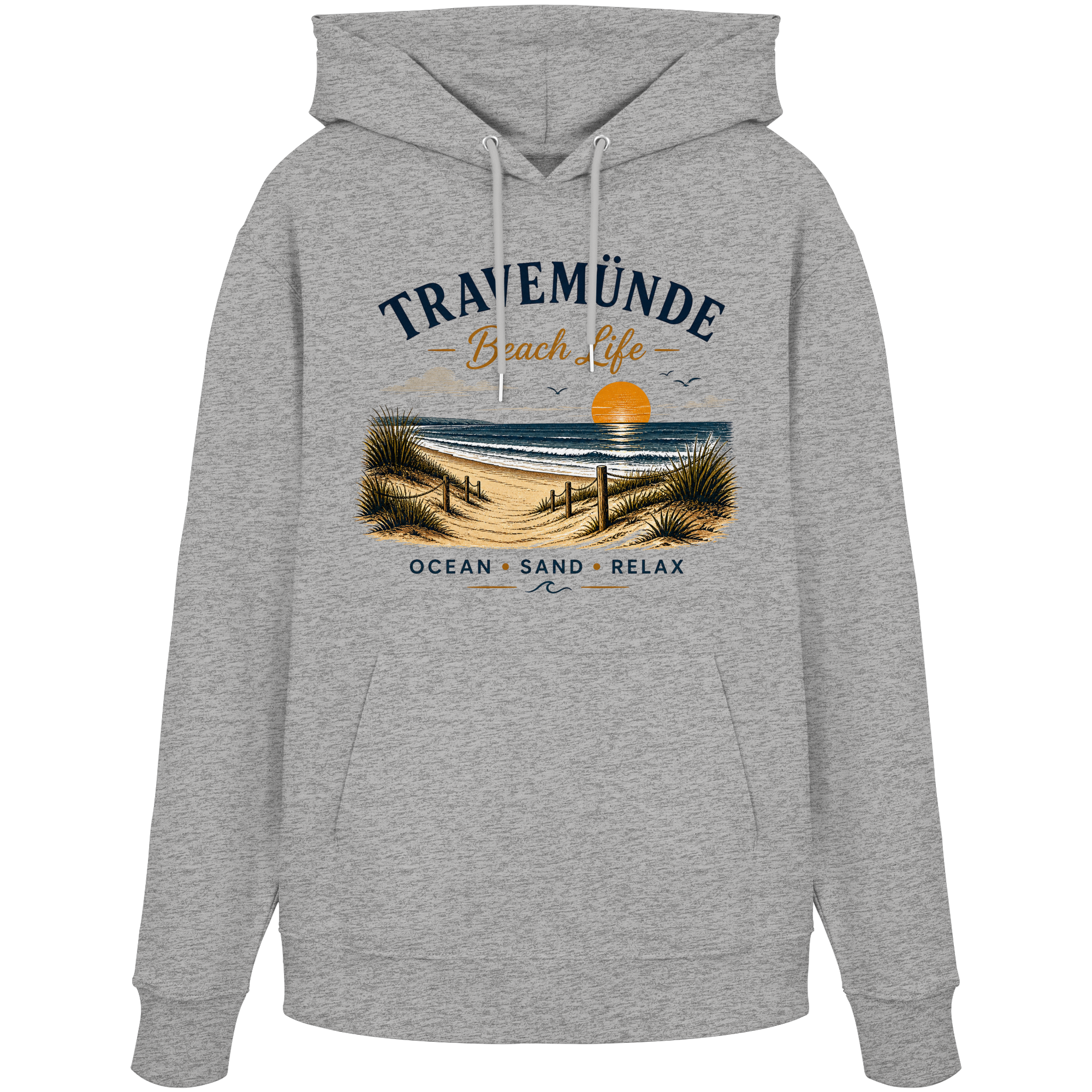 Travemünde Beach Life – Organic Hoodie