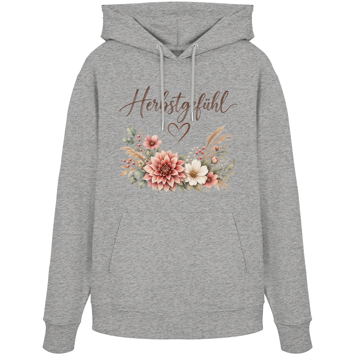 Herbstgefühl – Autumn Bloom - Organic Hoodie