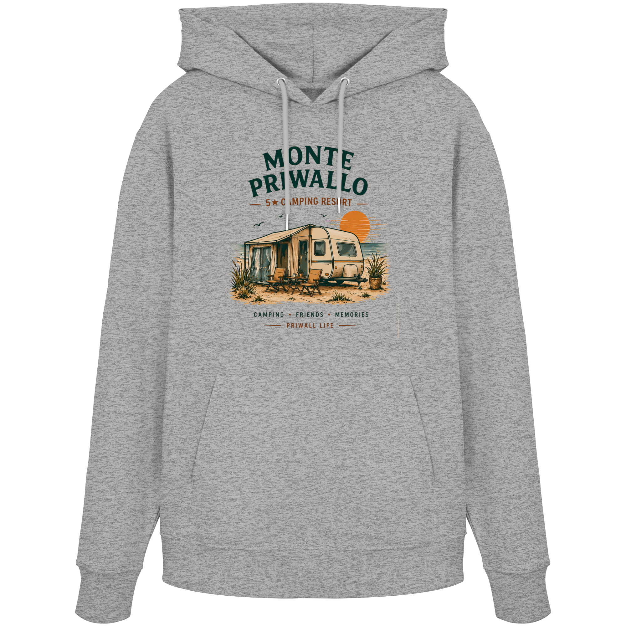 Ostsee Hoodie – Camping Vanlife Hoodie Monte Priwallo – Priwall Vibes