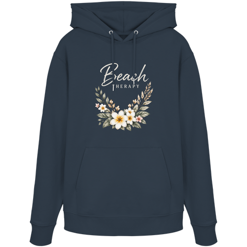 Beach Therapy – Floral Collection | Helle Schrift  - Organic Hoodie