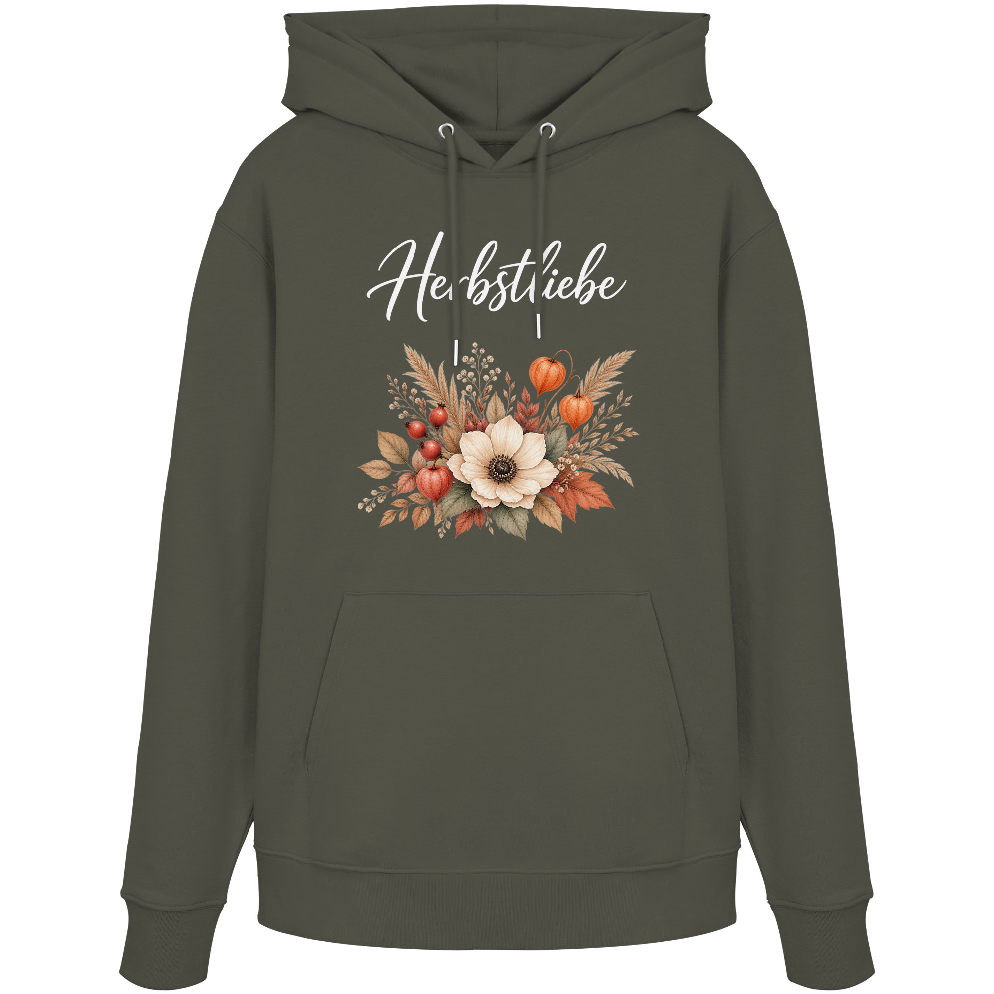 Herbstliebe – Golden Harvest - Dark Edition - - Organic Hoodie
