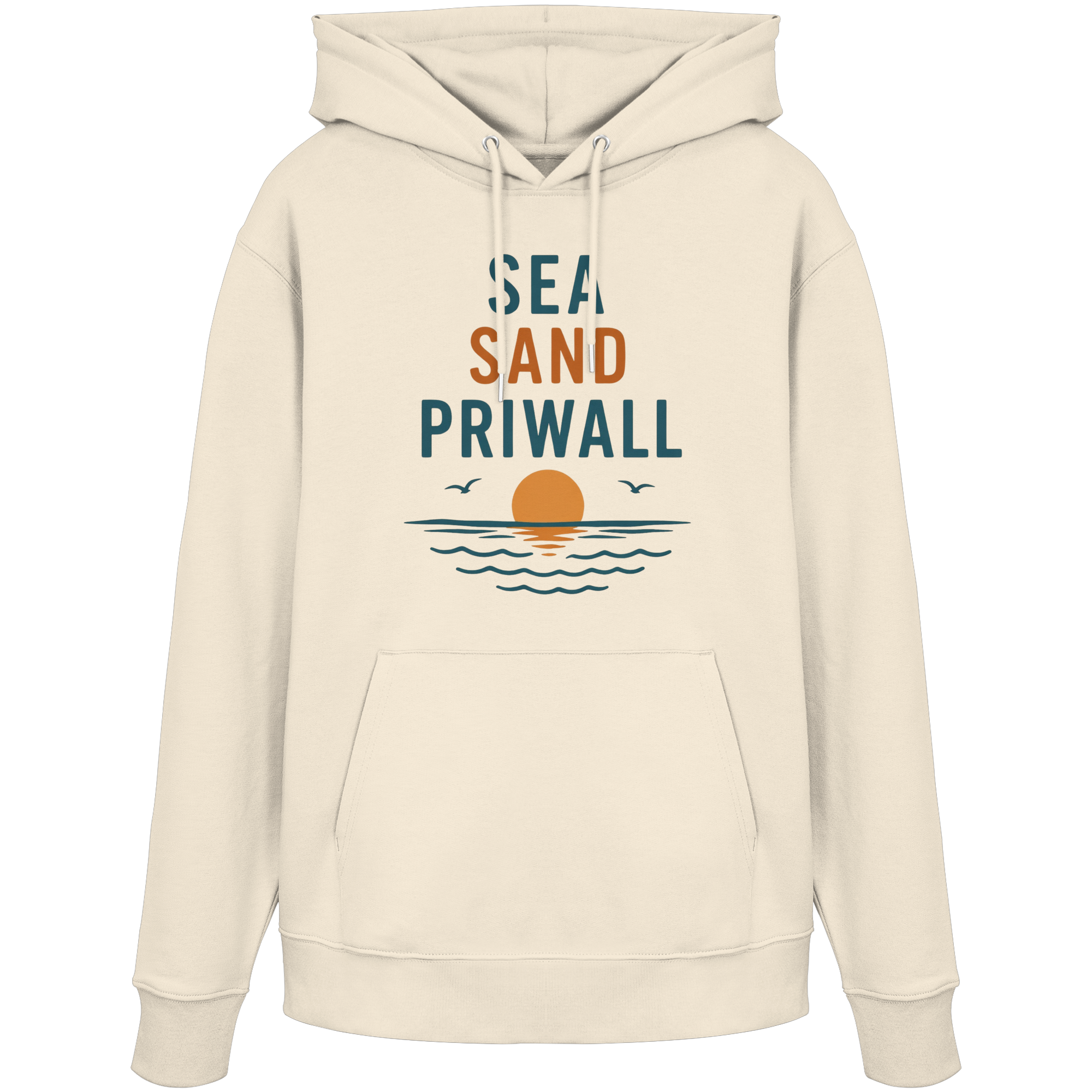 Priwall Vibes Hoodie – Sea Sand Baltic Coast – Ostsee Hoodie Unisex