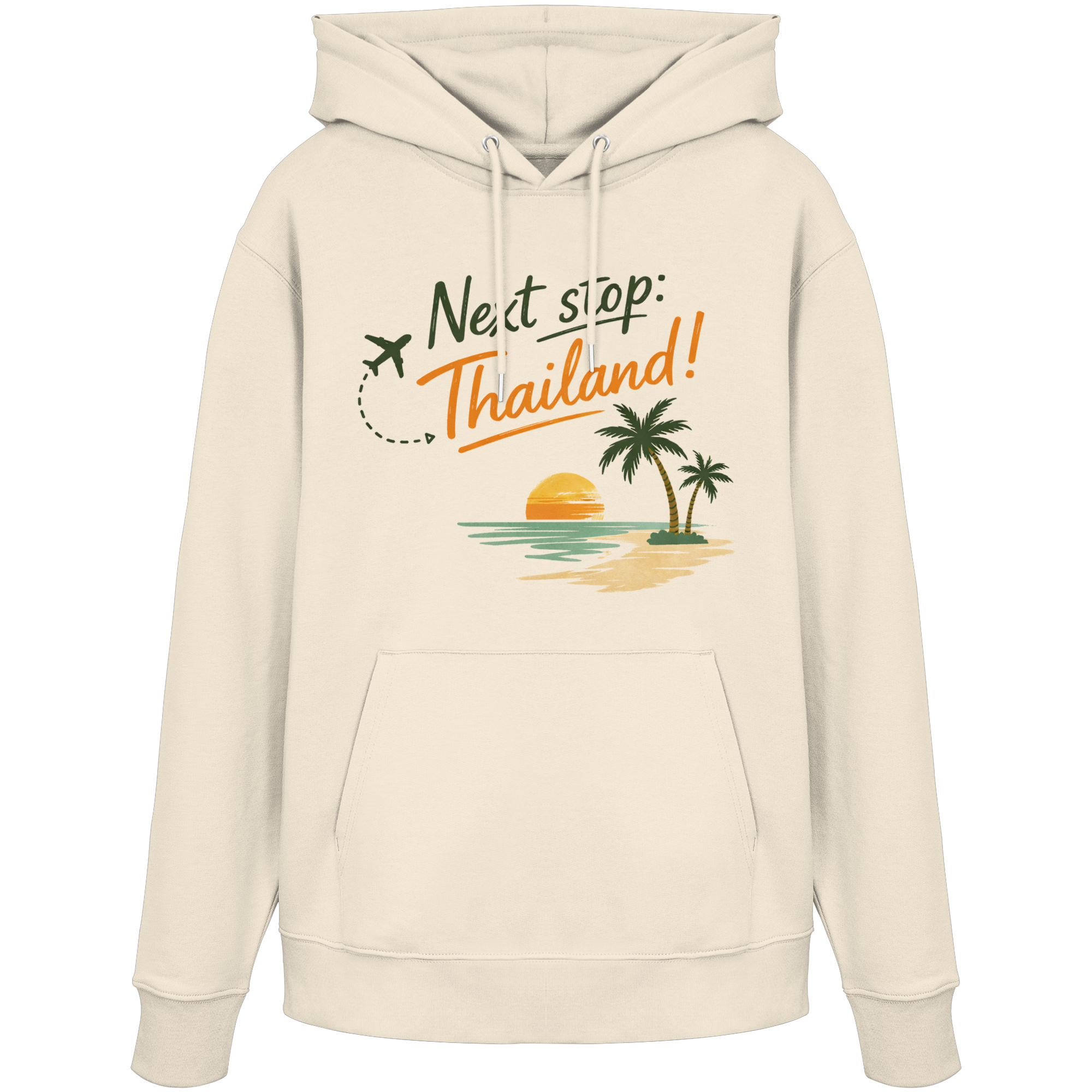 Next Stop Thailand Hoodie  Travel Vibes Unisex Hoodie – Nomavé - Bio Hoodie