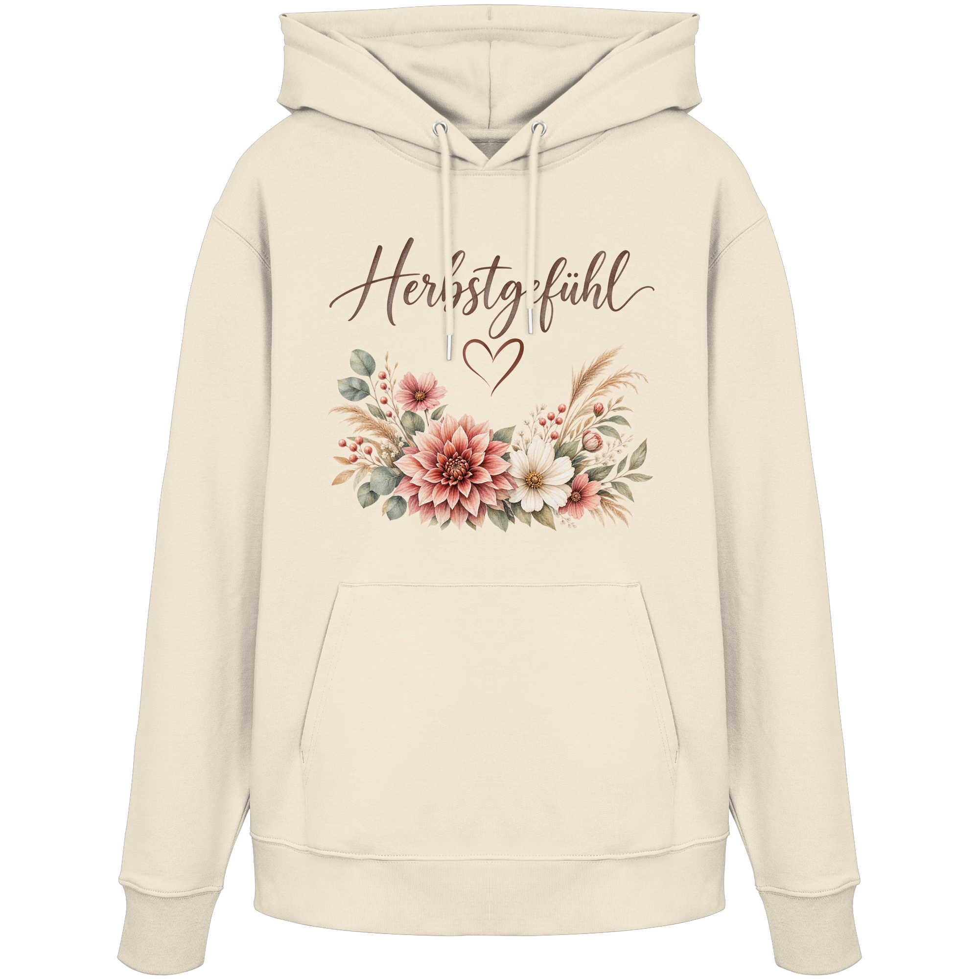Herbstgefühl – Autumn Bloom - Organic Hoodie