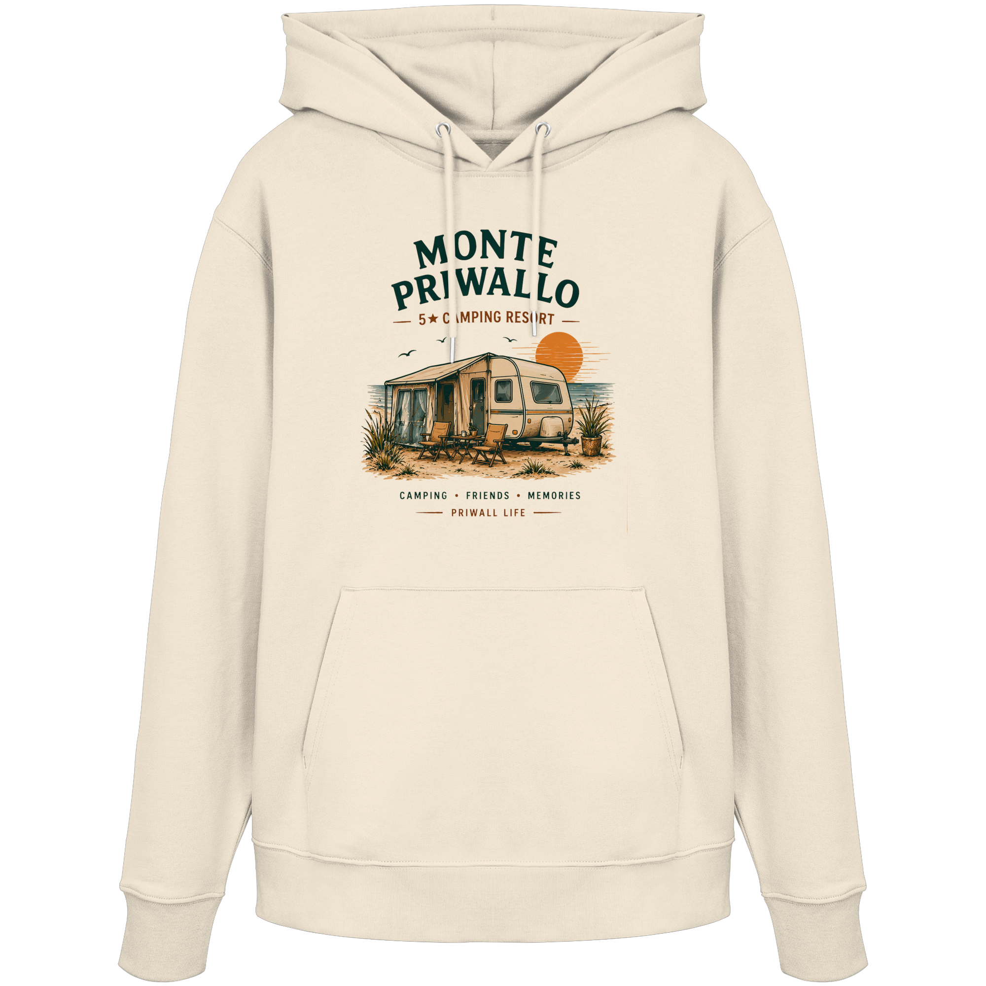 Ostsee Hoodie – Camping Vanlife Hoodie Monte Priwallo – Priwall Vibes