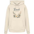 Beach Therapy | Florales Strandmotiv | Sommer | Urlaub | Meer | Blumen | - Organic Hoodie