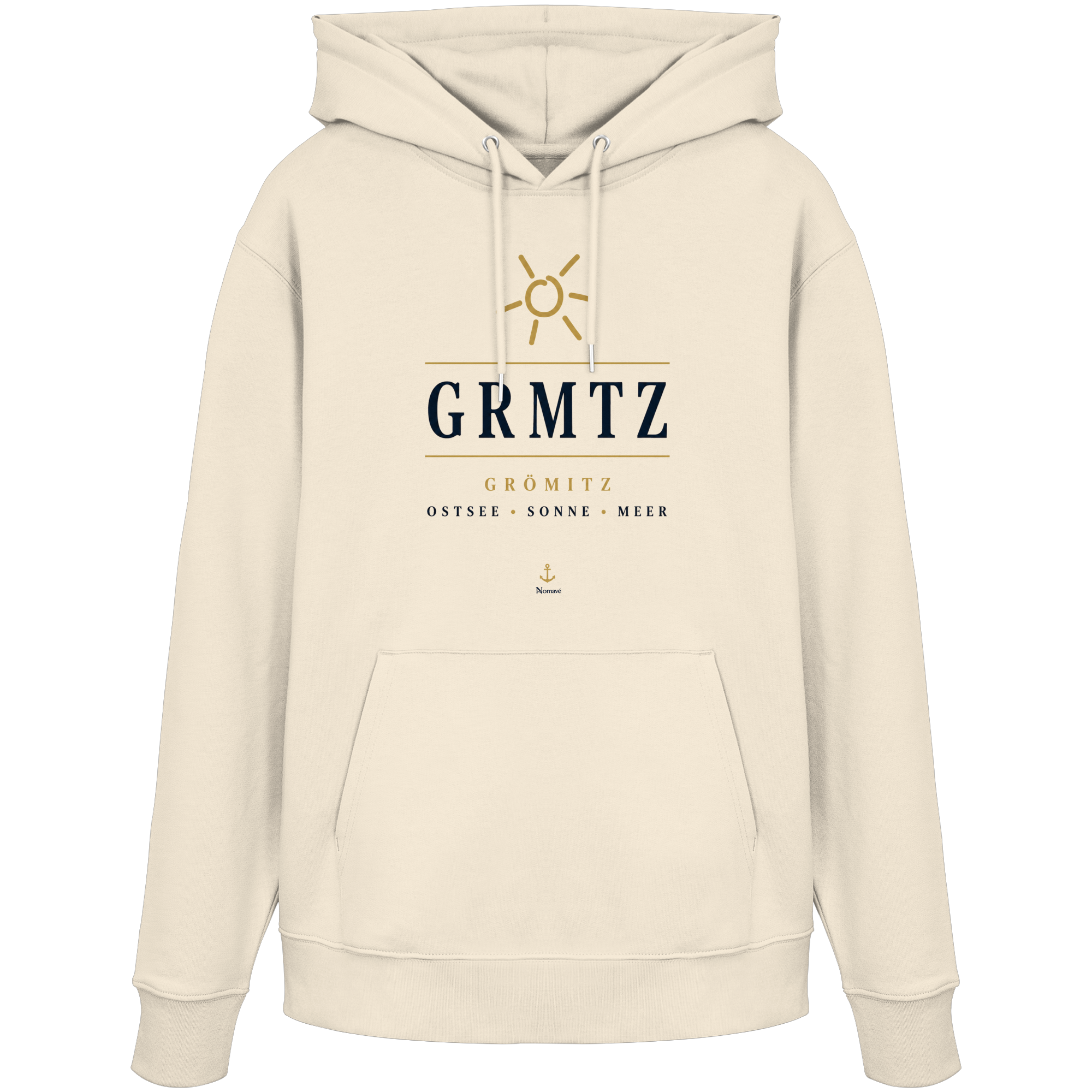GRMTZ - Grömitz - Bio Hoodie Ostsee Kapuzenpulli