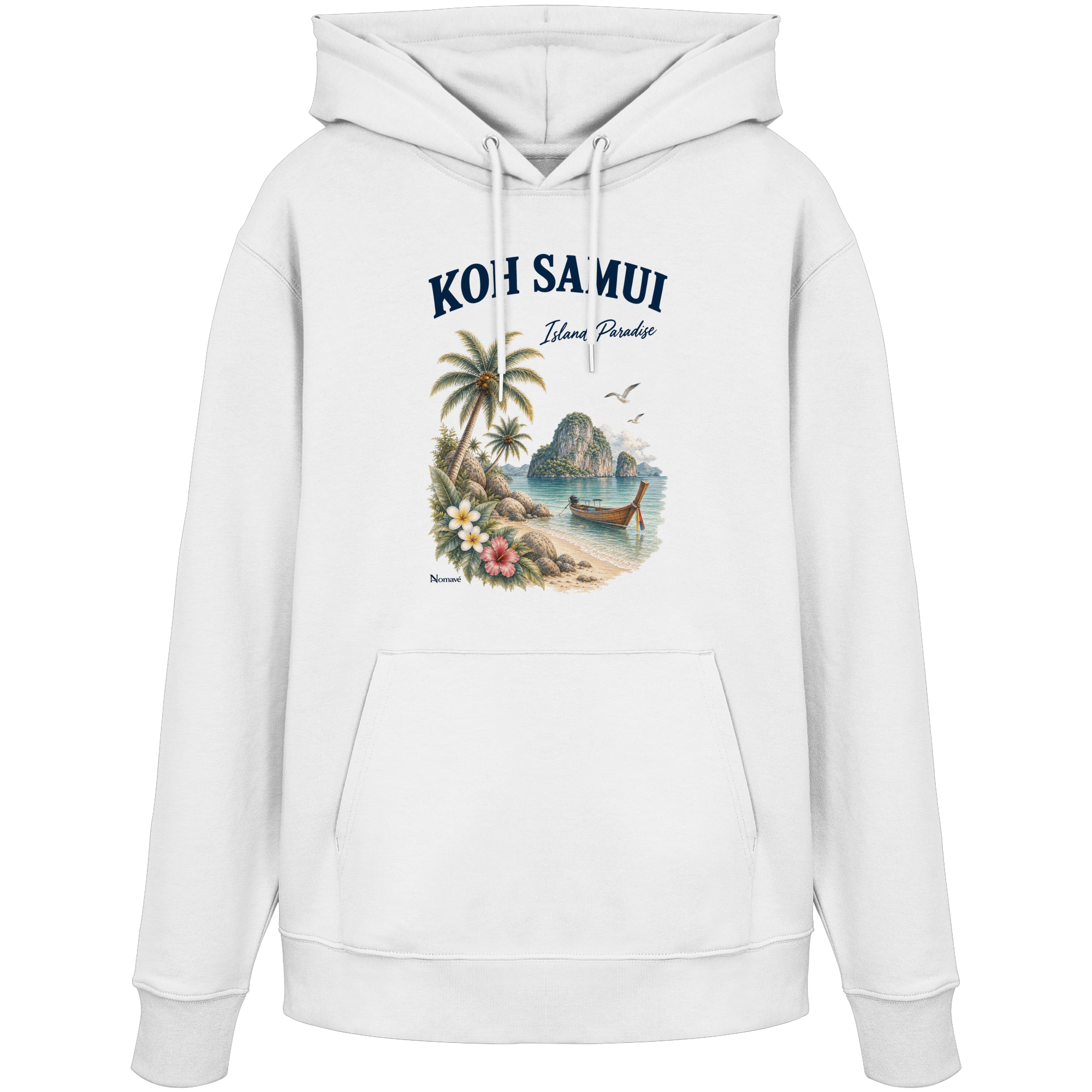 Koh Samui Thailand – Island Paradise – Tropical Vintage - Bio Hoodie Kapuzenpullover
