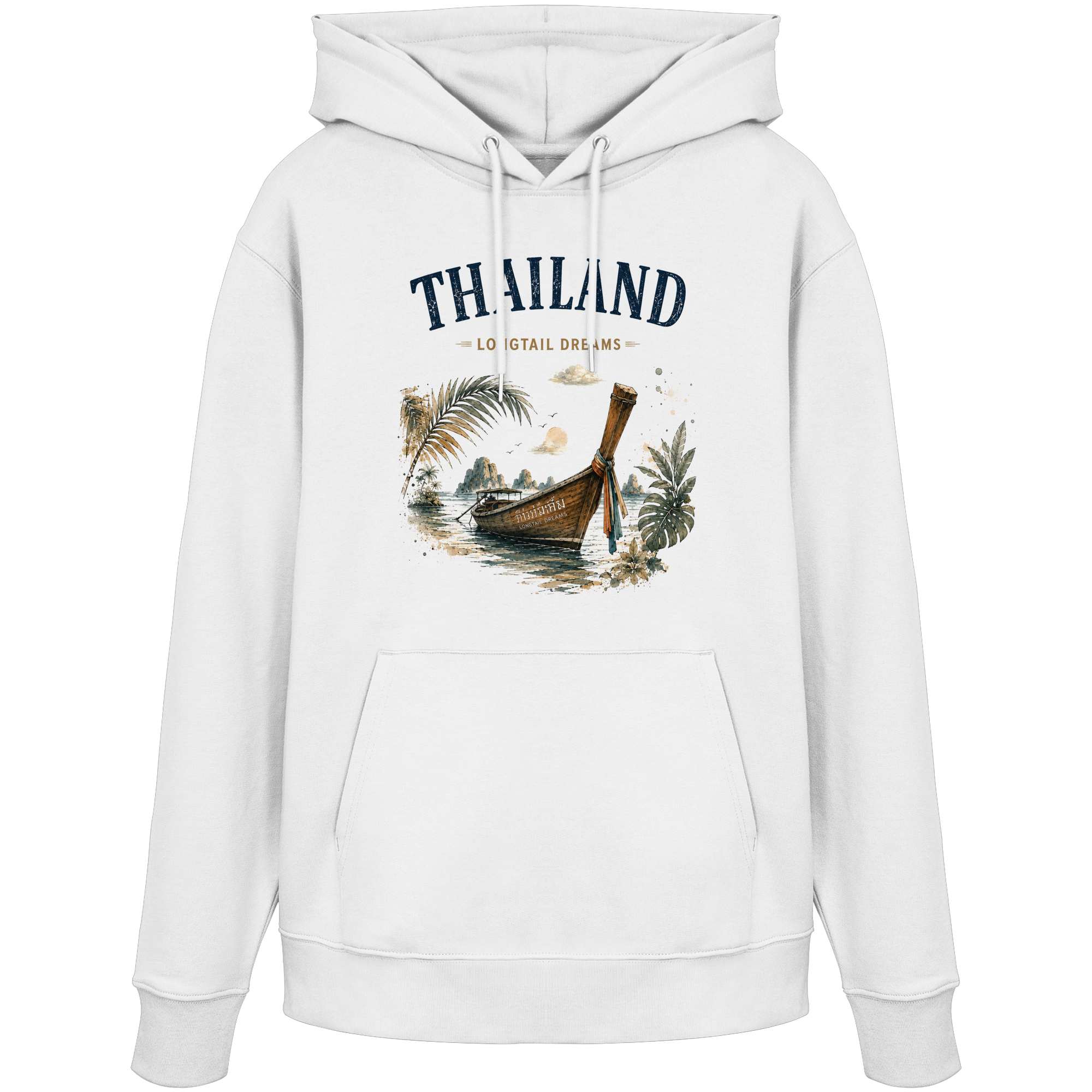 Thailand-Longtail-Dreams-Light-Edition - Organic Hoodie