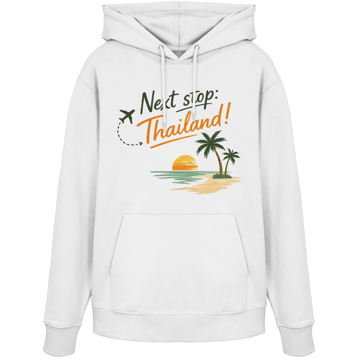Next Stop Thailand Hoodie  Travel Vibes Unisex Hoodie – Nomavé - Bio Hoodie