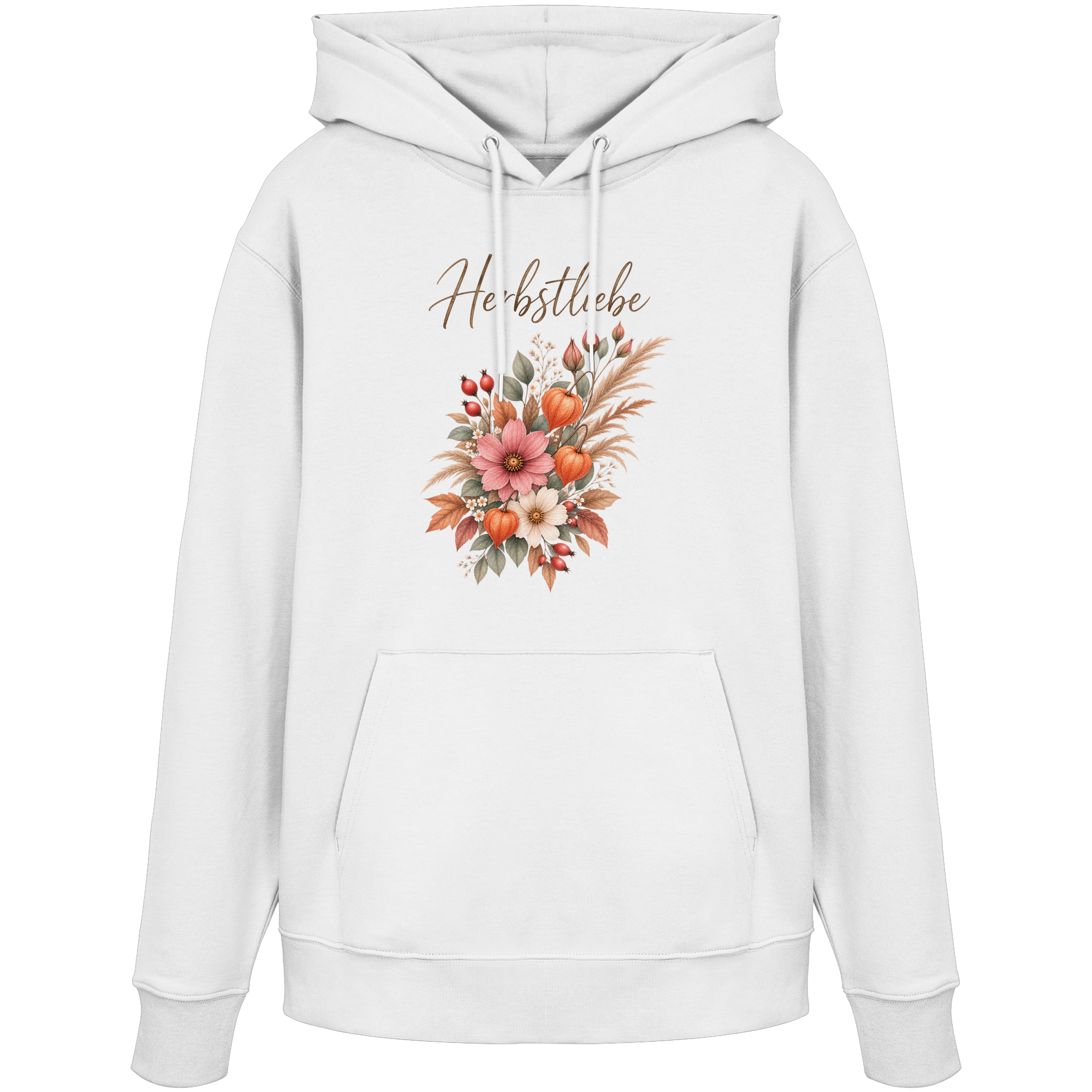 Autumn Garden – Florale Herbstliebe - Organic Hoodie