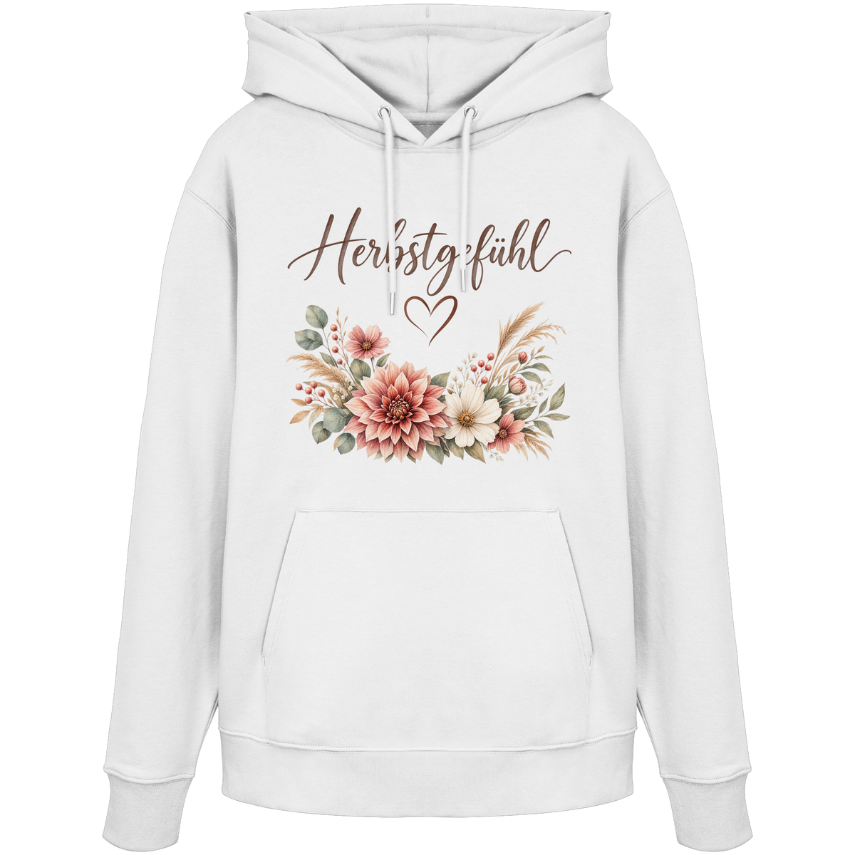 Herbstgefühl – Autumn Bloom - Organic Hoodie