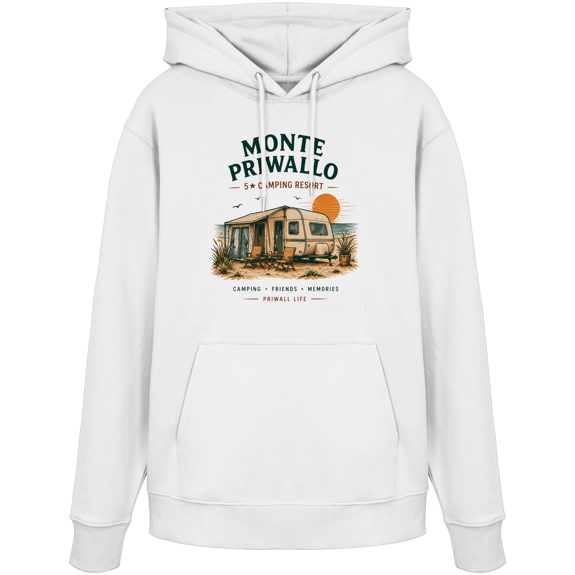 Ostsee Hoodie – Camping Vanlife Hoodie Monte Priwallo – Priwall Vibes