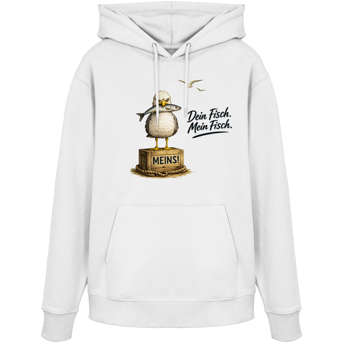 Alpha - Möwe mit Meinung – Dein Fisch. Mein Fisch. | - Organic Hoodie