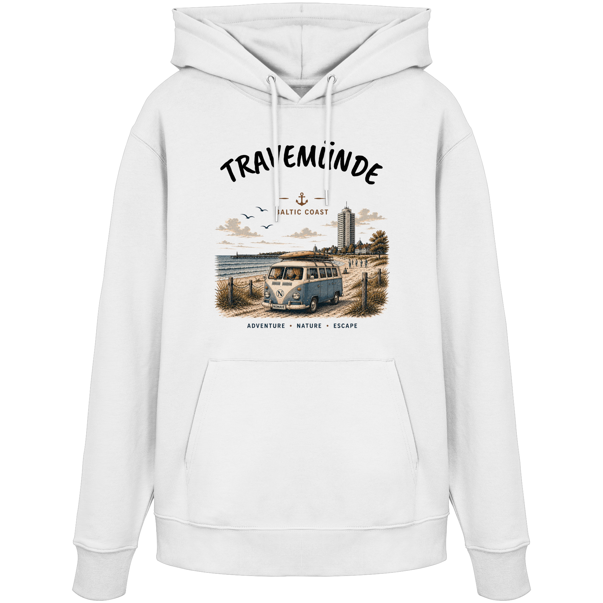 Travemünde Beach Life Hoodie – Baltic Coast Edition