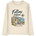 Follow the Road – Vanlife – Bio Longsleeve – Frontprint