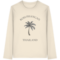 Koh Phangan – Minimal Palm | Thailand - Bio Longsleeve T-Shirt