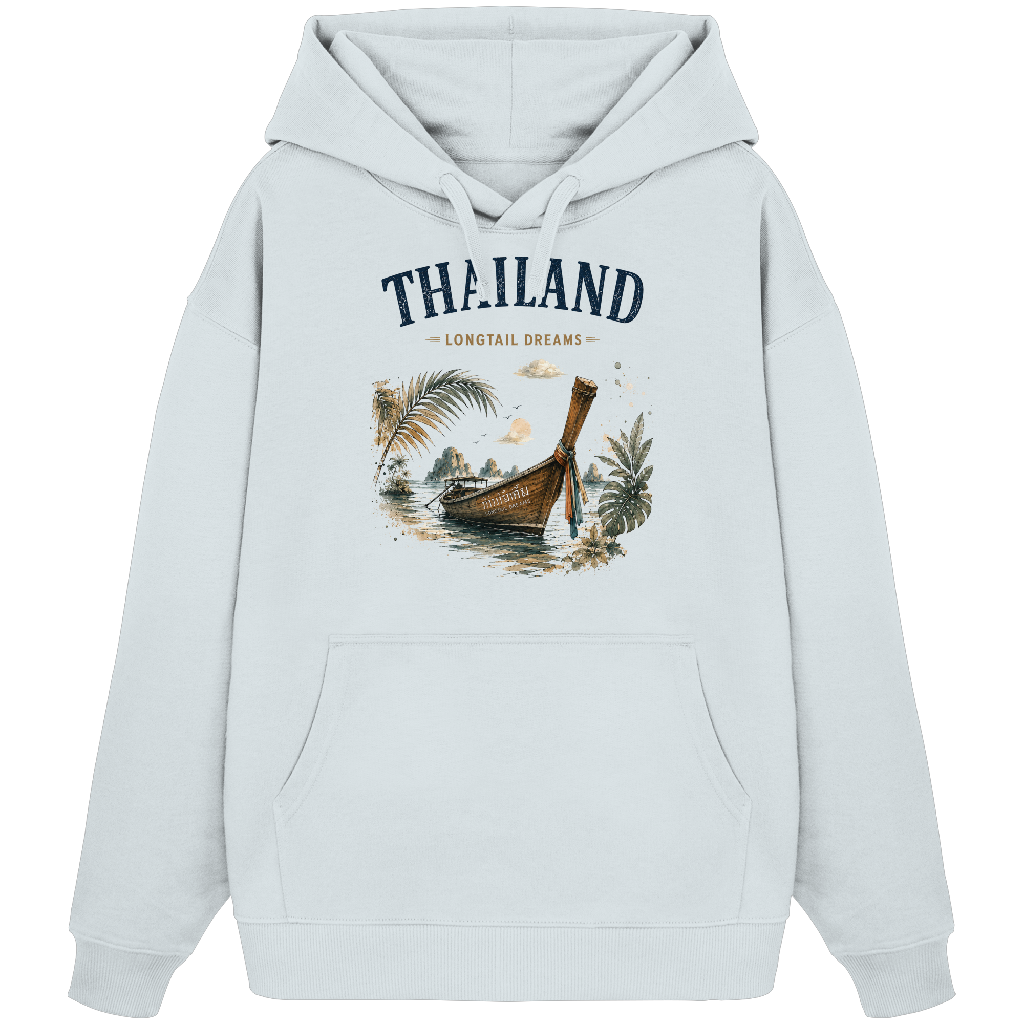 Thailand-Longtail-Dreams-Light-Edition - Organic Oversize Hoodie